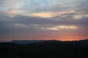 Sunset at Pacheco Pass